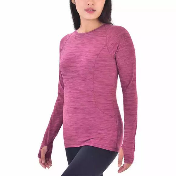 NWoT Spyder Active Women's Brushed Long Sleeve Active Tee Size L $50 4HL31 - Picture 2 of 4